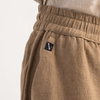 PREMIUM 100% LINEN TROUSERS – BRUN TERRE (BROWN)