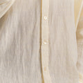 PREMIUM 100% LINEN SHIRT – JAUNE PÂLE (LIGHT YELLOW)