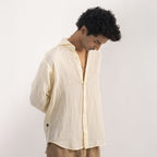 PREMIUM 100% LINEN SHIRT – JAUNE PÂLE (LIGHT YELLOW)