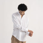 PREMIUM 100% LINEN SHIRT – BLANC (WHITE)