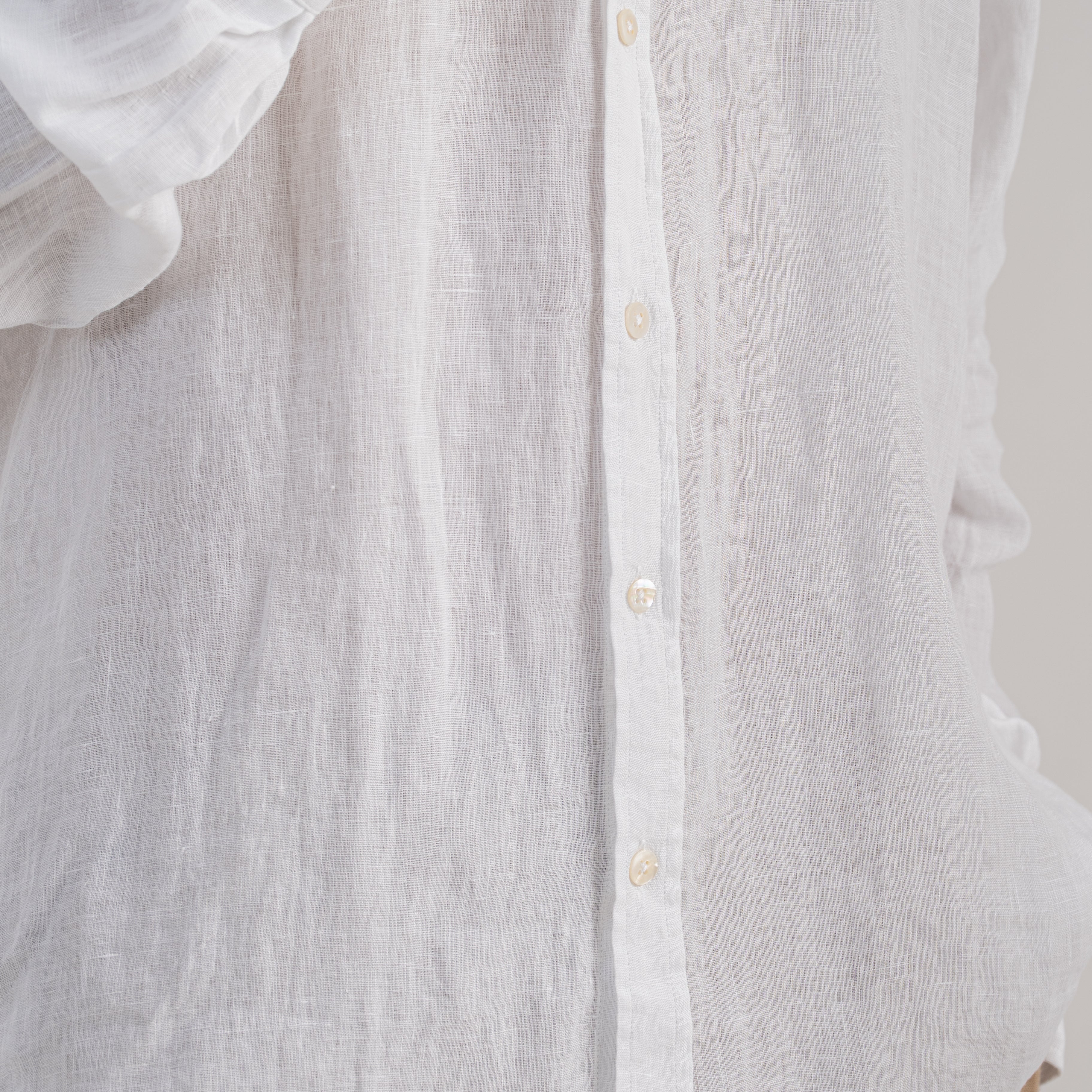 PREMIUM 100% LINEN SHIRT – BLANC (WHITE)