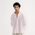 PREMIUM 100% LINEN SHIRT – ROSE POUDRÉ (LIGHT PINK)
