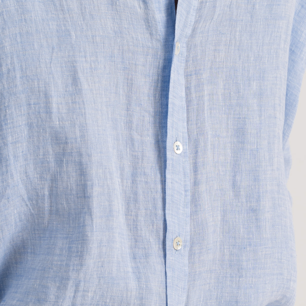 PREMIUM 100% LINEN SHIRT – BLEU CIEL (LIGHT BLUE)