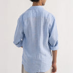 PREMIUM 100% LINEN SHIRT – BLEU CIEL (LIGHT BLUE)