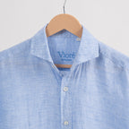 PREMIUM 100% LINEN SHIRT – BLEU CIEL (LIGHT BLUE)