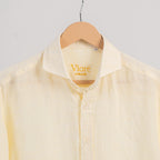 PREMIUM 100% LINEN SHIRT – JAUNE PÂLE (LIGHT YELLOW)