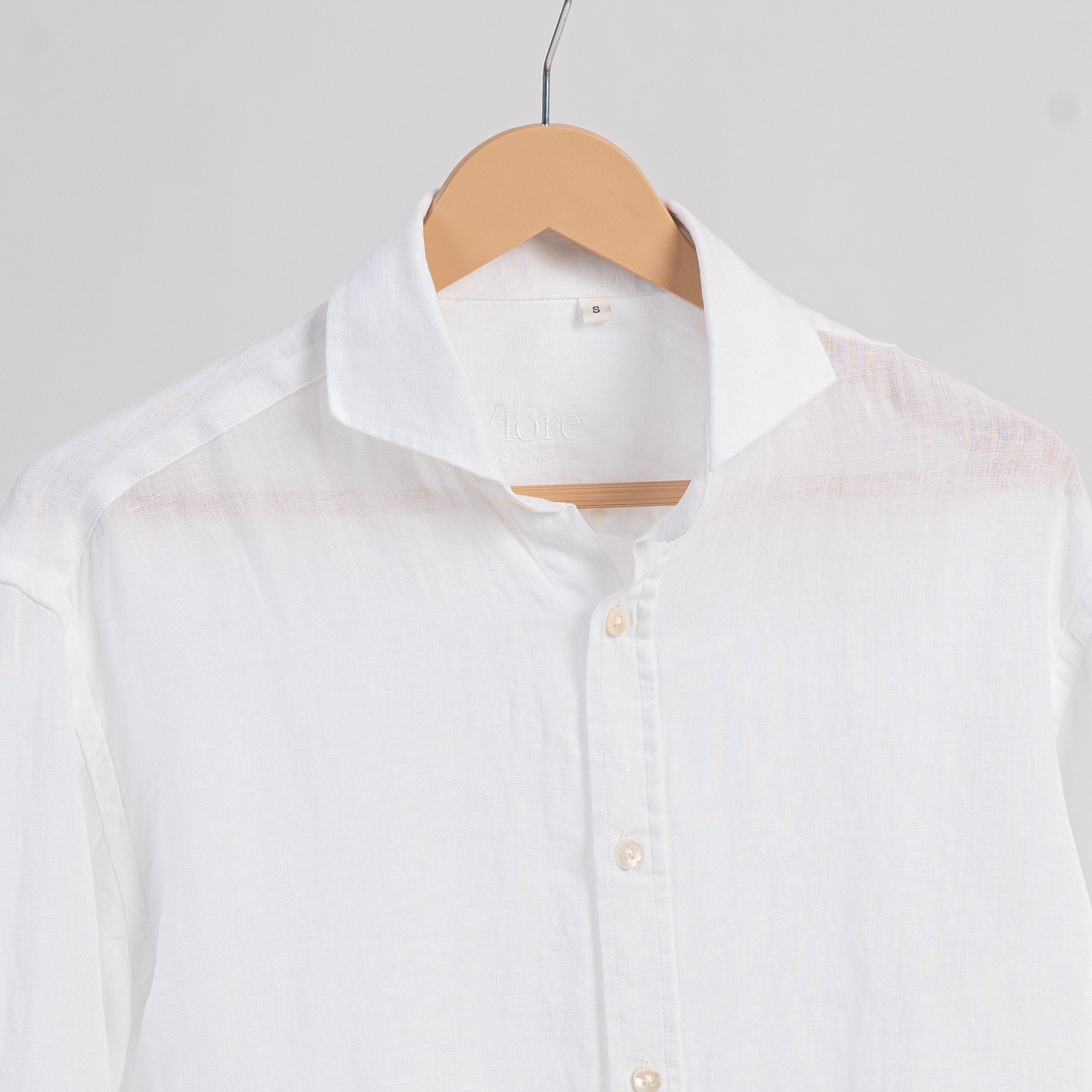 PREMIUM 100% LINEN SHIRT – BLANC (WHITE)